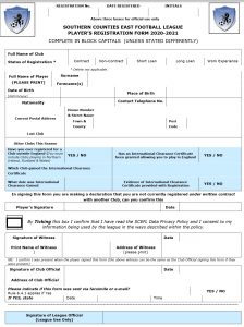 2020/21 season scefl registration form