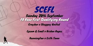 SCEFL Fixtures 19th september