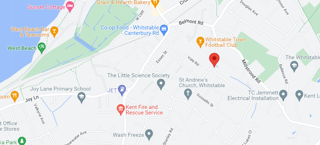 Whitstable Town map scefl