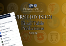 First Divison Final Table Predictions 25/26