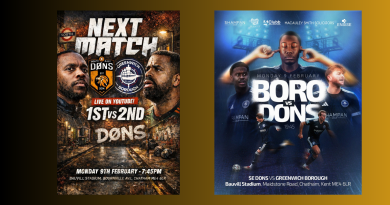 SE Dons v AFC Greenwich Borough