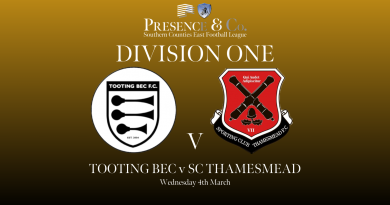 Tooting Bec v SC Thamesmead