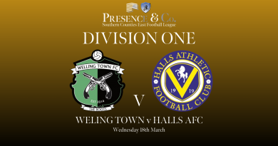 Welling Town v Halls AFC