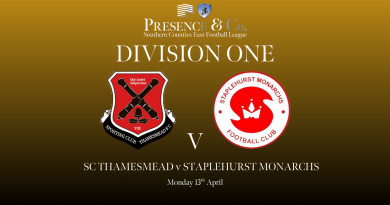 SC Thamesmead v Staplehurst Monarchs